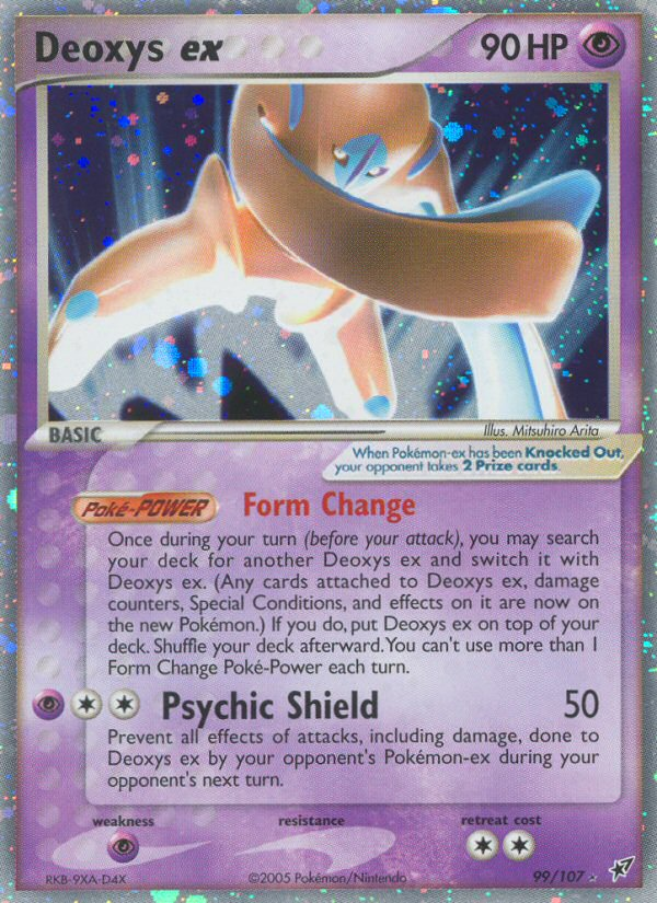 Deoxys ex - 97/107 - Pokemon Ex Deoxys Ultra Rare HP