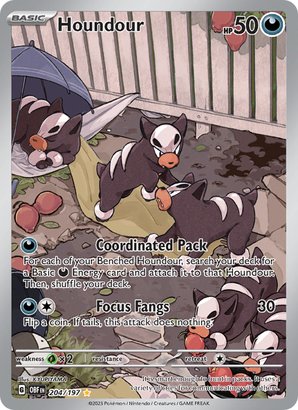 Houndour 204/197 SV03: Obsidian Flames Holo
