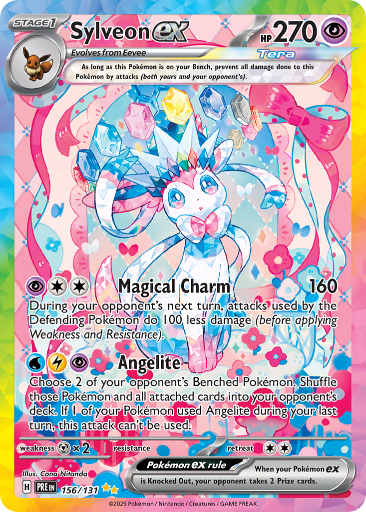CGC 9 SYLVEON EX 156 PRISMATIC EVOLUTIONS SPECIAL ILLUSTRATION RARE POKEMON