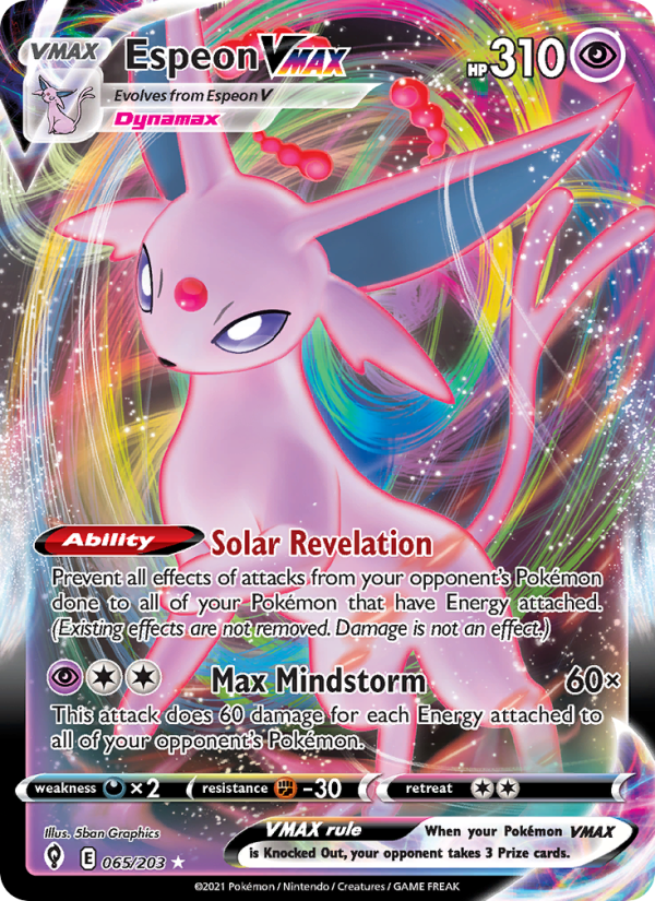 Evolving Skies Espeon VMAX